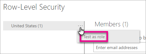 Validate the role within row level security in Power BI